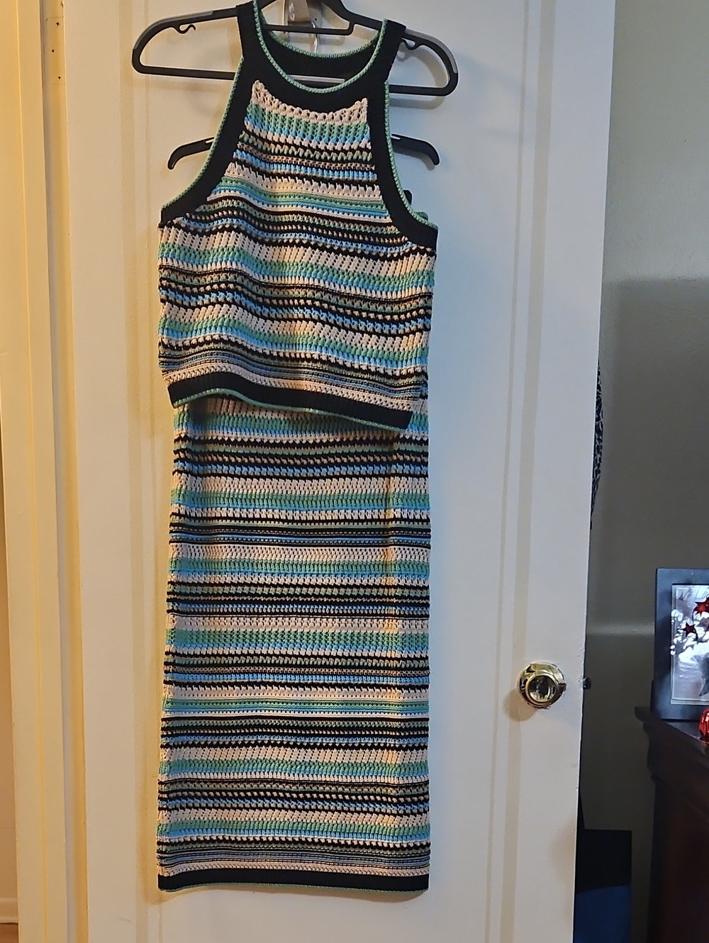 Rachel Zoe Black Label Size M 2-Piece Knit Outfit